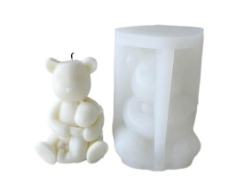 Molde silicona osito con hijo